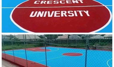 Crescent University Unveils New Basketball Court as Staff Commend Initiative