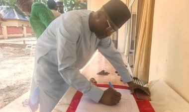 ADSU Mubi VC Leads Delegation on Condolence Visit to SSG Hon. Awwal D. Tukur