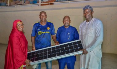 NEDC Lights Up UNIMAID Basketball Court With Solar Street Lights
