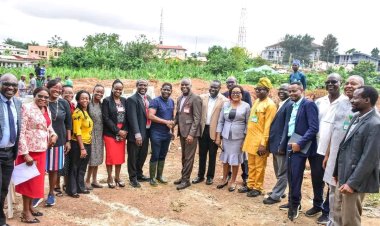 CMD Lays Foundation for MDCAN Administrative Building at UCH