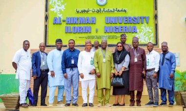 Vice-Chancellor, Management Team Pay Courtesy Visit to Al-Hikmah University