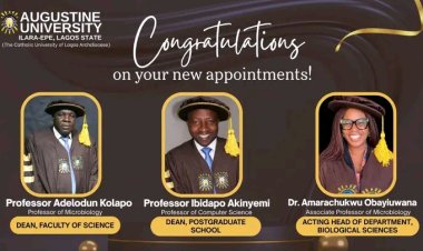 Augustine University Appoints New Deans, Acting Head of Department