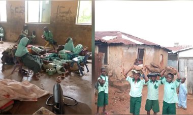 Abuja School in Ruins Pupils Forced to Sit on Bare Floors as MonITNG Calls for Urgent Action
