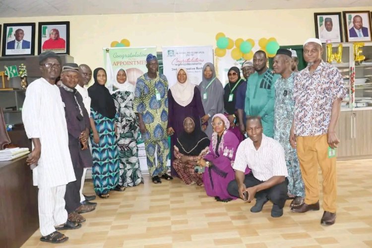 Muslim Community, Federal Polytechnic Ayede Pays Congratulatory Visit to Rector, Dr. Adelabu