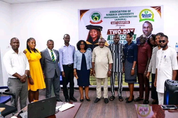 UAT VC Charges Registry Staff on Professionalism, Confidentiality and Service Excellence