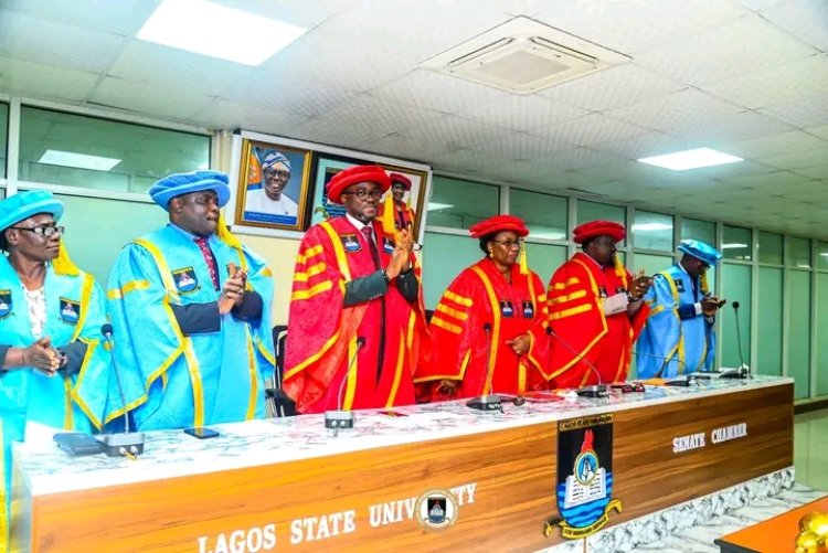 LASU Senate Holds Valedictory Session in Honour of Departing Vice-Chancellor, Prof. Ibiyemi Olatunji-Bello