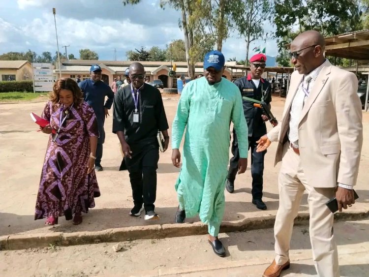 TETFund Trustee Inspects Projects at Federal University of Education Pankshin