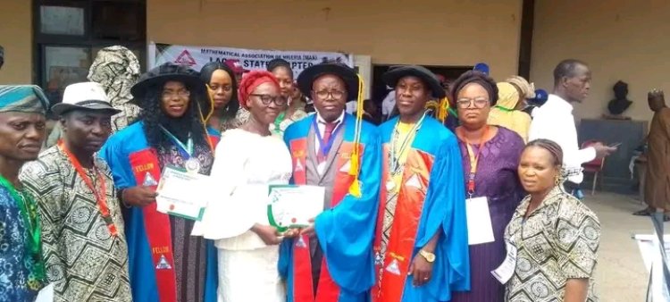 TASFUED Professor Conferred with Fellow of Mathematical Association of Nigeria