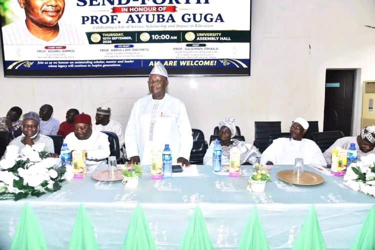 ABU Educational Foundations and Curriculum Department Honours Prof. Ayuba Guga at Valedictory Send-Forth