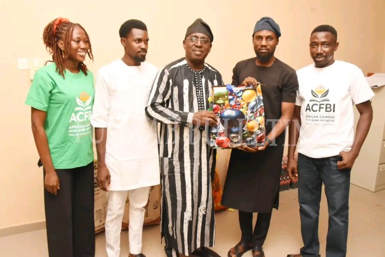 VC Welcomes ACFBI, Commends Initiative to Support FUNAAB Students