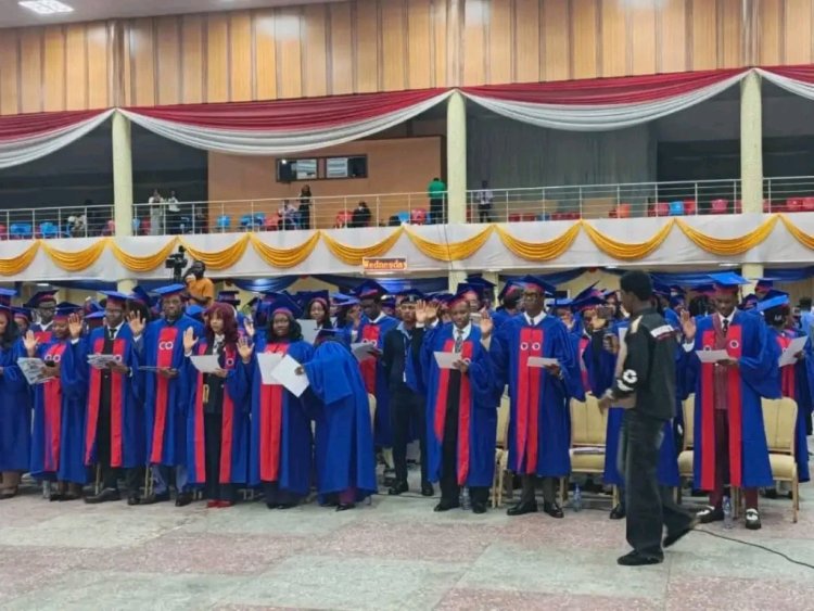 PCN Inducts 115 ABUAD Pharmacy Graduates, Urges Upholding of Professional Ethics