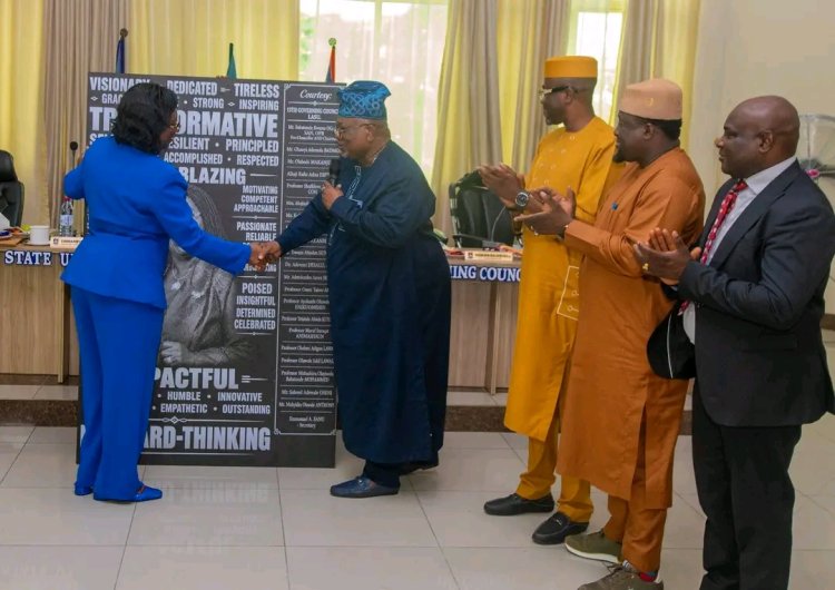 LASU Governing Council Celebrates Vice-Chancellor, Professor Ibiyemi Olatunji-Bello at Valedictory Session