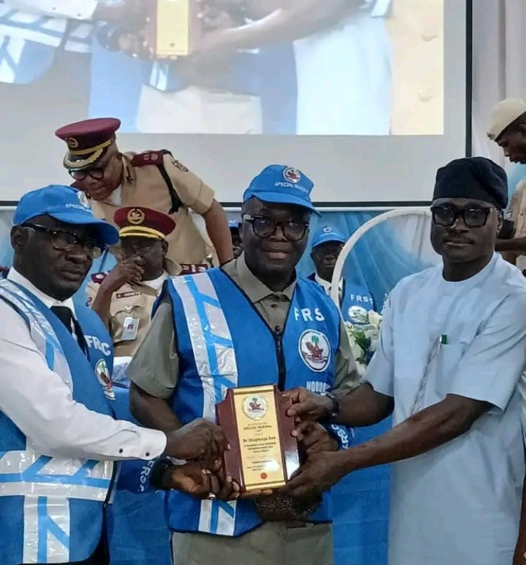 FUTA Pro-Chancellor Olugbenga Awe Inducted as FRSC Special Marshal