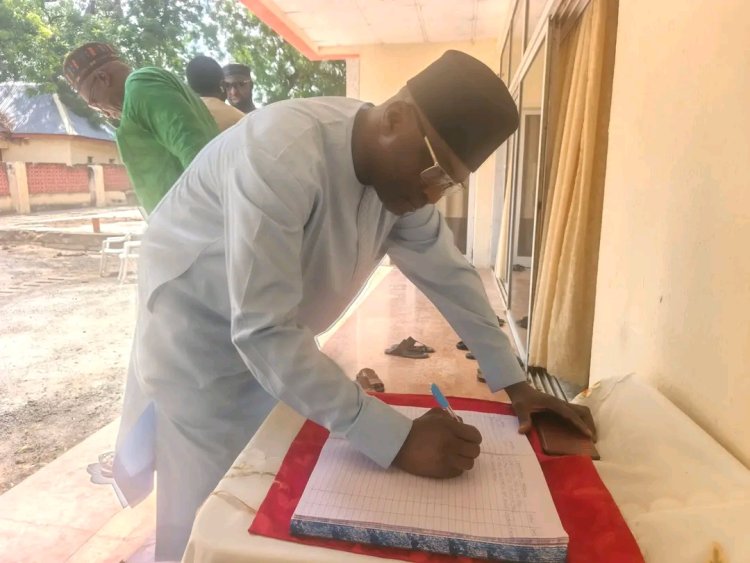 ADSU Mubi VC Leads Delegation on Condolence Visit to SSG Hon. Awwal D. Tukur