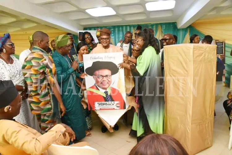 FUNAAB Biosciences College Honours Prof. Tope Popoola at Retirement Ceremony