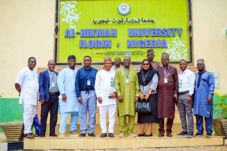 Vice-Chancellor, Management Team Pay Courtesy Visit to Al-Hikmah University