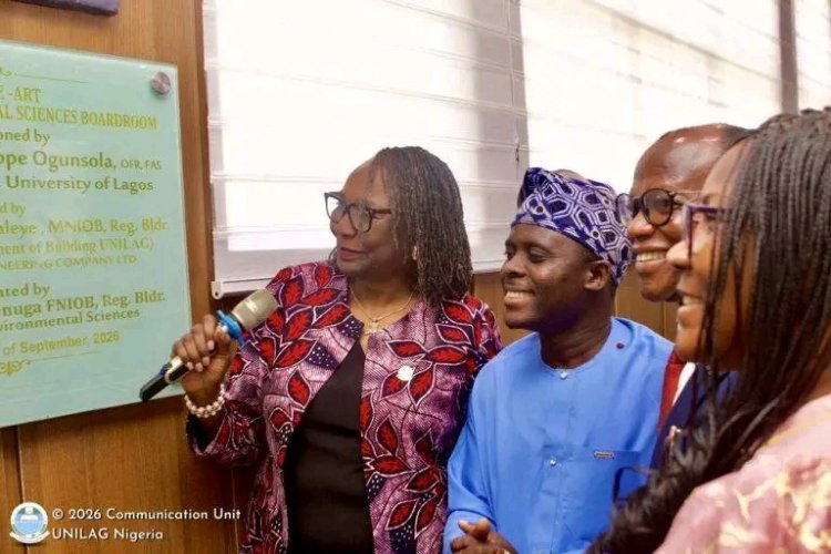 UNILAG Commissions Renovated Faculty of Environmental Sciences Boardroom