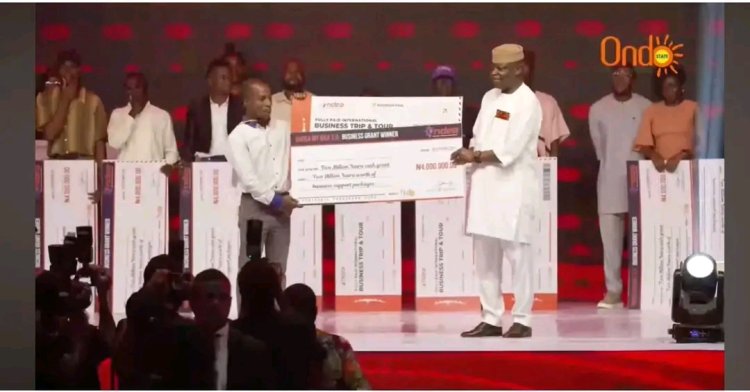 NOUN Student Clinches N4m Grant, International Trip at Ondo Entrepreneurship Summit