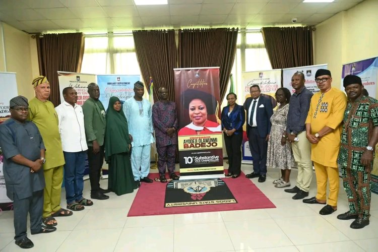 Goodwill Flows in for LASU's Tenth Substantive Vice-Chancellor