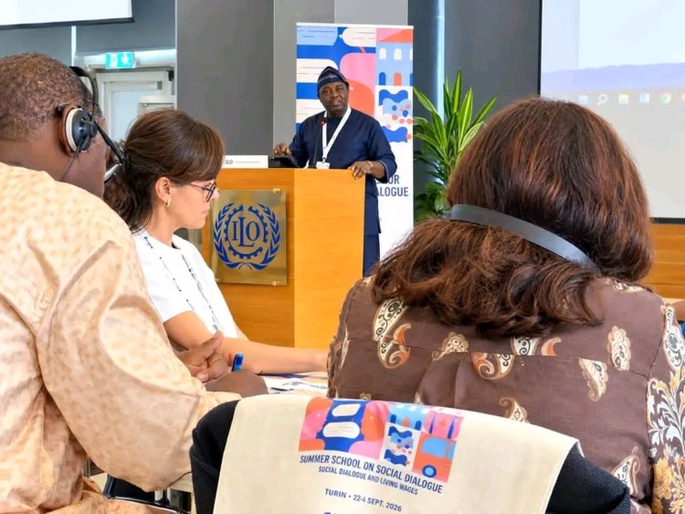 NSUK Lecturer Advocates Living Wages Through Social Dialogue at ILO Conference in Italy