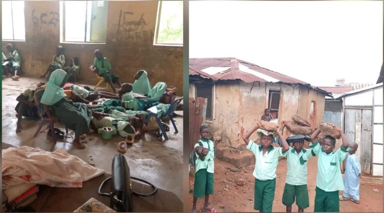 Abuja School in Ruins Pupils Forced to Sit on Bare Floors as MonITNG Calls for Urgent Action