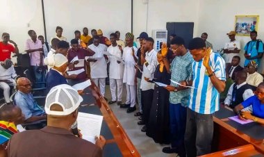 Michael Sunday Eyene, Other Student Union Leaders Take Oath of Office at FUL