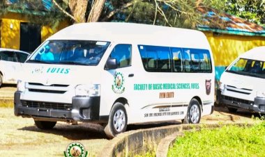 Senate Leader Donates Brand-New Toyota Hiace Bus to FUTES-IYIN, Reaffirms Support for University Development