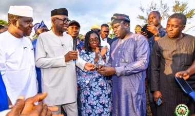 Senate Leader Gifts FUTES-Iyin Brand-New Toyota Hiace Bus, Reaffirms Commitment to Varsity Development