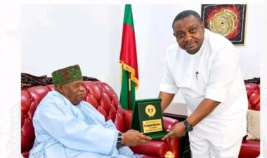UNIZIK VC Pays Maiden Courtesy Visit to Chancellor, Seeks Stronger Collaboration for University’s Development