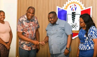 UNIZIK VC Receives Pioneer Dean of Faculty of Communication and Media Studies