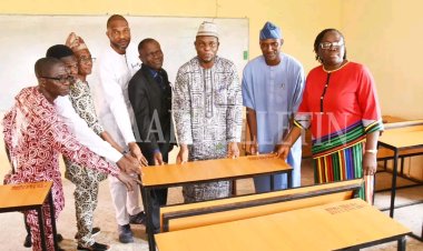FUNAAB CVE Alumni Return with ₦2m Worth of Chairs to COLENG