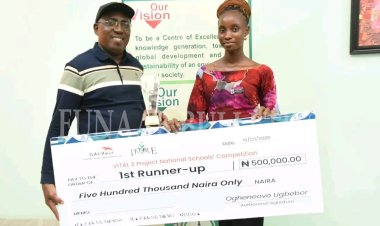 FUNAAB Student Shines Nationally, Wins N500,000 Veterinary Competition Prize