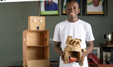 16-Year-Old Habibullah Yunus Shittu from Ilorin Builds Restaurant Robot