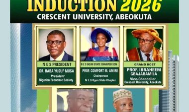 Crescent University to Hold Second Nigerian Economic Society Induction for 2026 Graduands