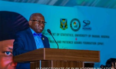 UI Department of Statistics Honours Pioneer Head, Professor Samuel Oseni Adamu, with Memorial Lecture