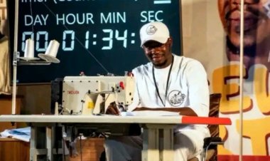 Kano University Student Completes 120-Hour Sewing Marathon for Guinness World Record Attempt