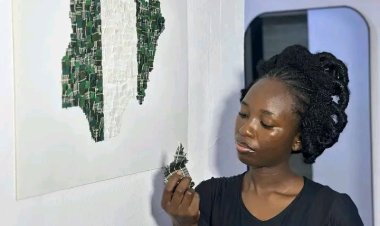 FUTA Alumna Ruth Alao Turns Textile Waste into Artwork Exploring Nigerian Identity