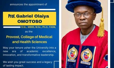 Thomas Adewumi University Appoints Professor Gabriel Omotoso as Medical College Provost