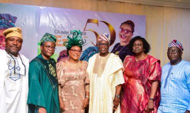 UCH Management Felicitates Mrs. Eze on Golden Jubilee