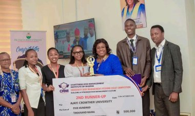 VC Commends Triumphant ACU Team from Maiden CRMI Varsity Risk Management Competition