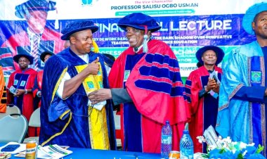 Professor Achimugu Delivers 30th Inaugural Lecture of Prince Abubakar Audu University, Calls for Improved Teacher Welfare