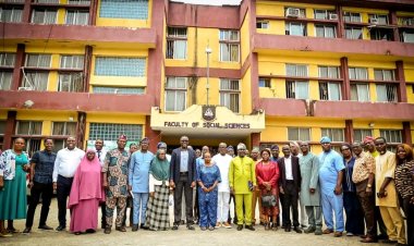 LASU VC Seeks Support During Familiarisation Visits to Faculties and Schools
