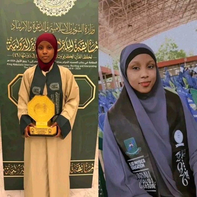 Global Qur'anic Recitation Champion Maryam Dan Azumi Emerges Overall Best Graduating Student at Gombe State University