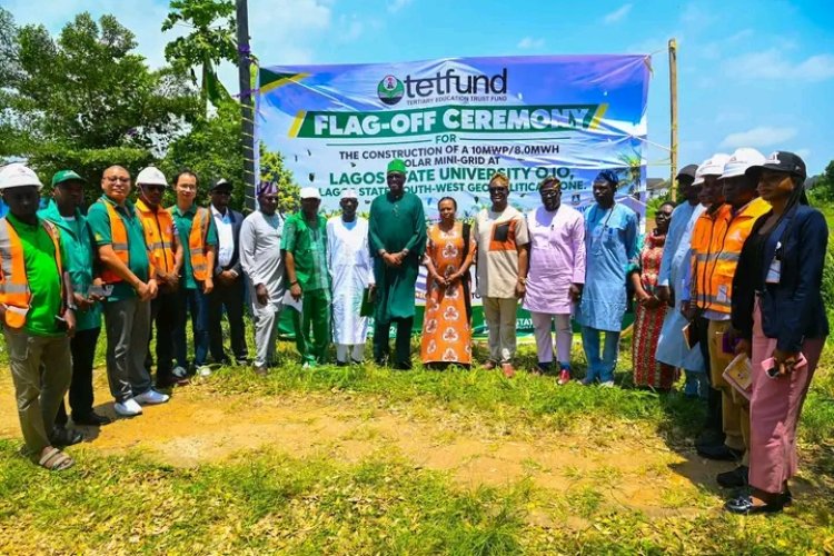 LASU Receives 10MW Mini Solar Grid Project from TETFund