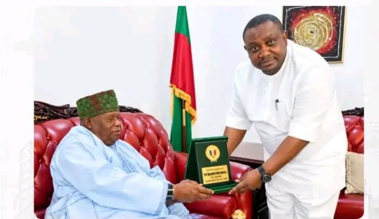 UNIZIK VC Pays Maiden Courtesy Visit to Chancellor, Seeks Stronger Collaboration for University’s Development