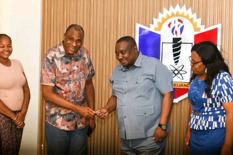 UNIZIK VC Receives Pioneer Dean of Faculty of Communication and Media Studies