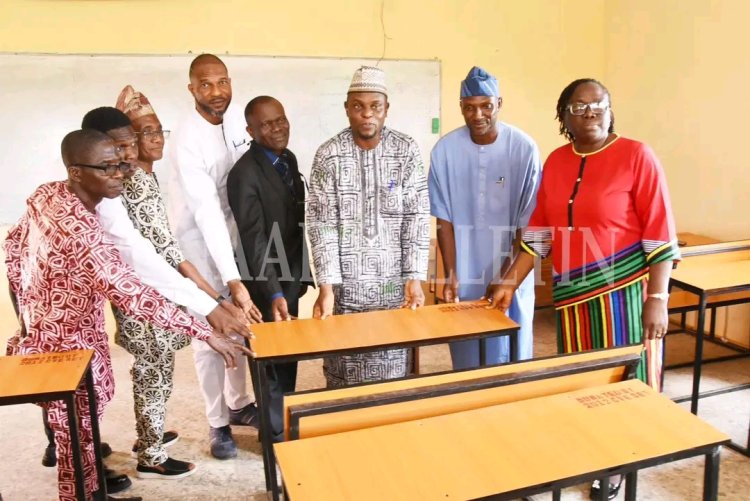 FUNAAB CVE Alumni Return with ₦2m Worth of Chairs to COLENG