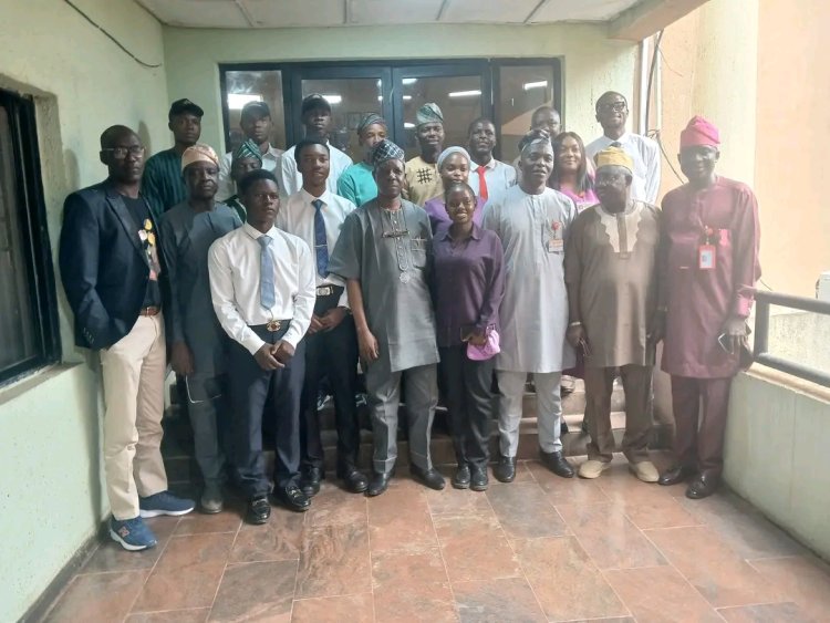 LAUTECH VC Tasks New SUG Executives on Peace, Integrity, Responsible Leadership
