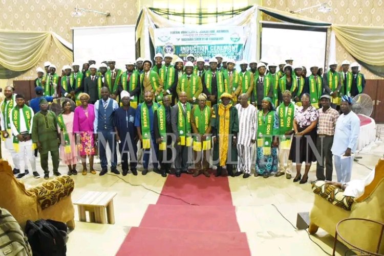 FUNAAB VC Charges Newly Inducted Engineers to Drive Nigeria’s Development