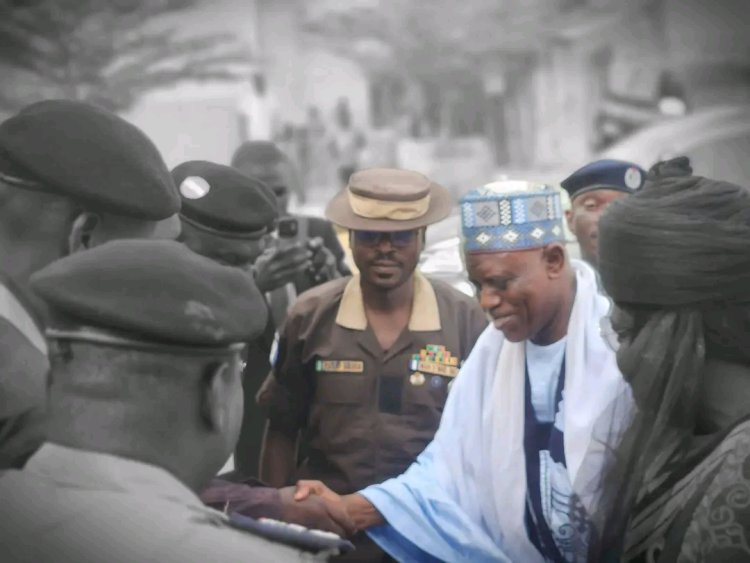 National Commandant, Nigerian Man O' War Pays Condolence Visit to ADUSTECH Vice-Chancellor